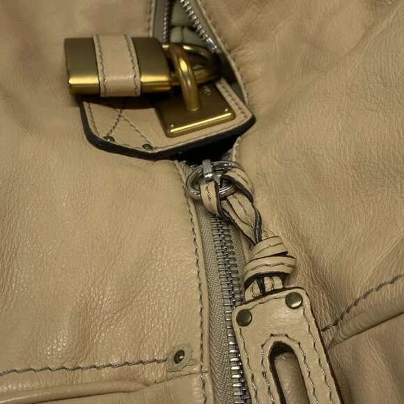 Chloe Paddington Beige Leather Handbag 672-051425 - Picture 11 of 14